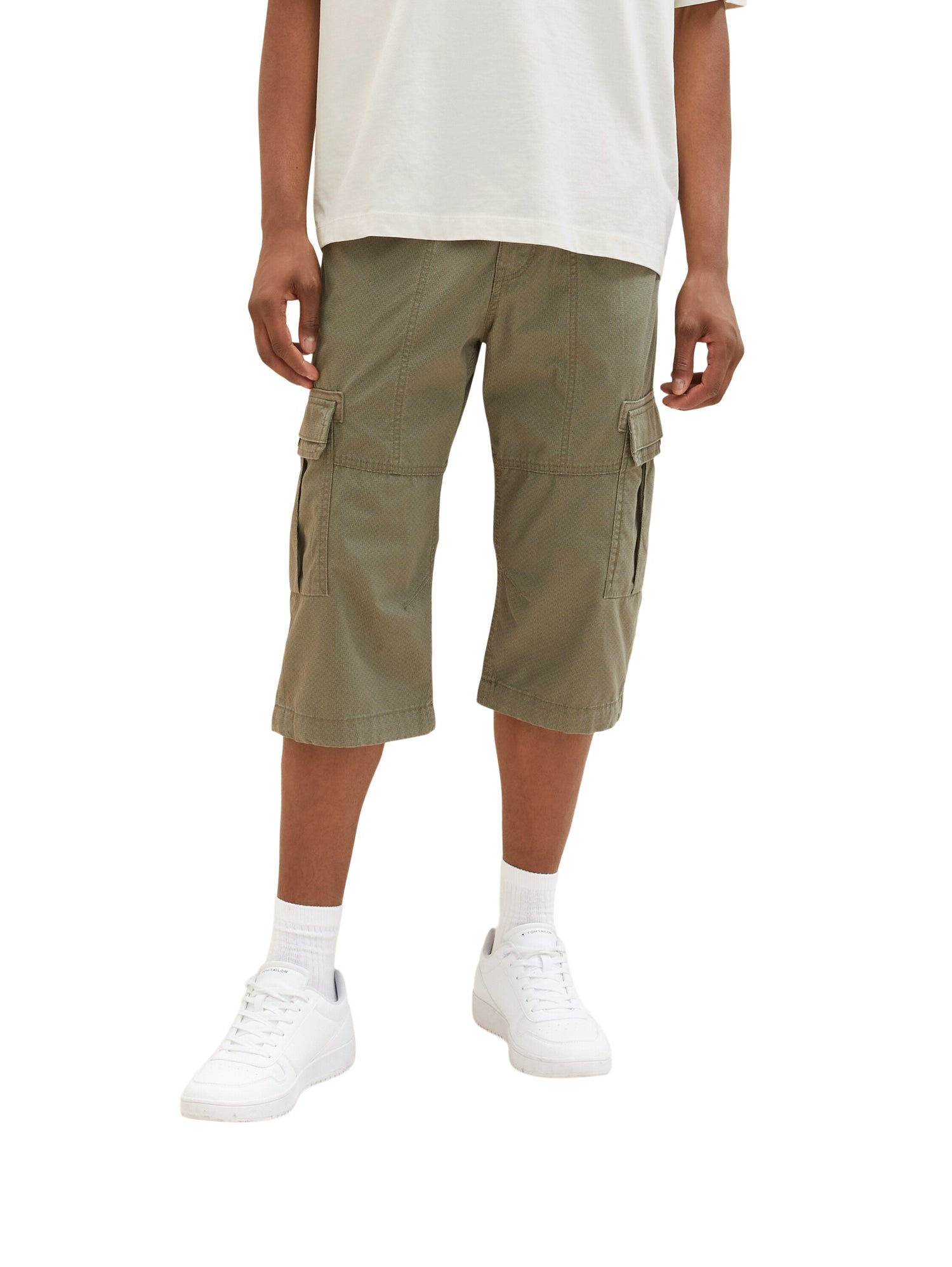 Gemusterte Cargo Shorts