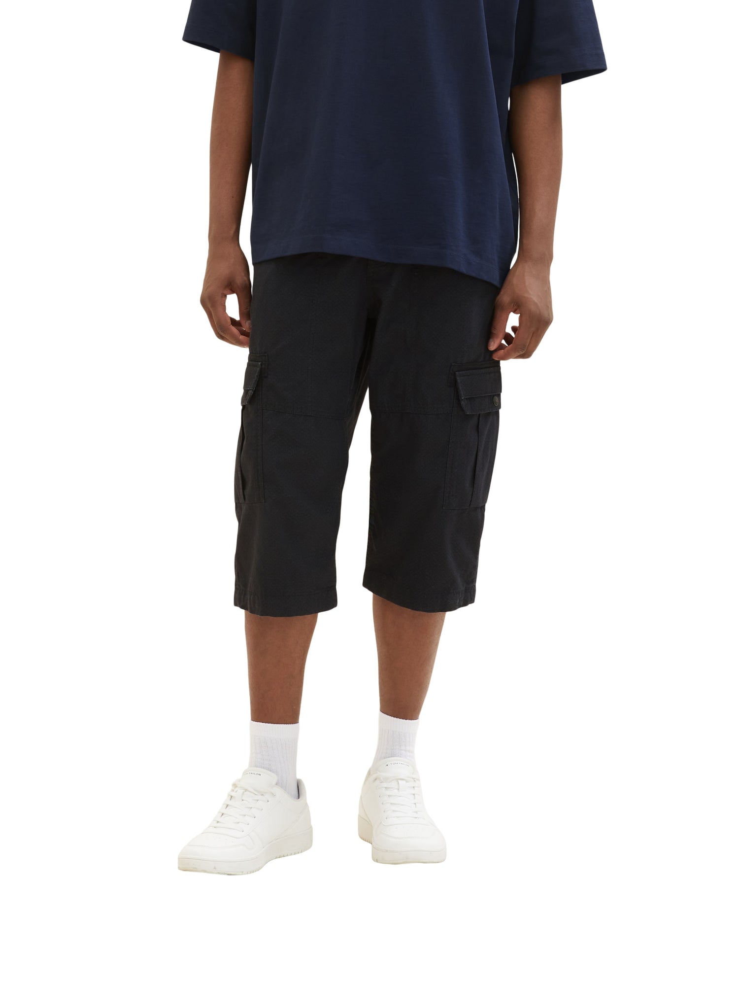 Gemusterte Cargo Shorts