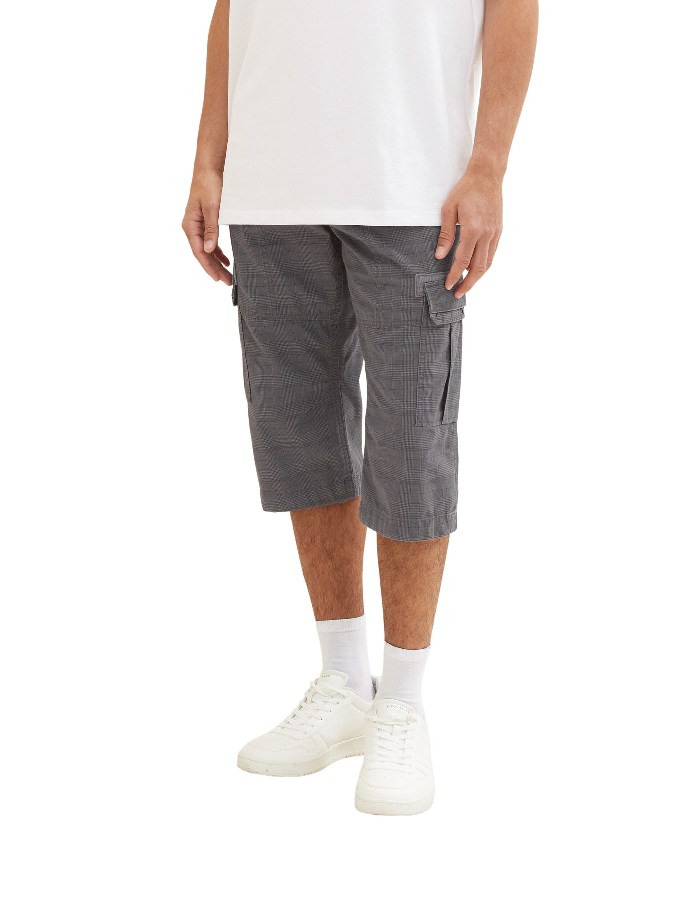 Gemusterte Cargo Shorts