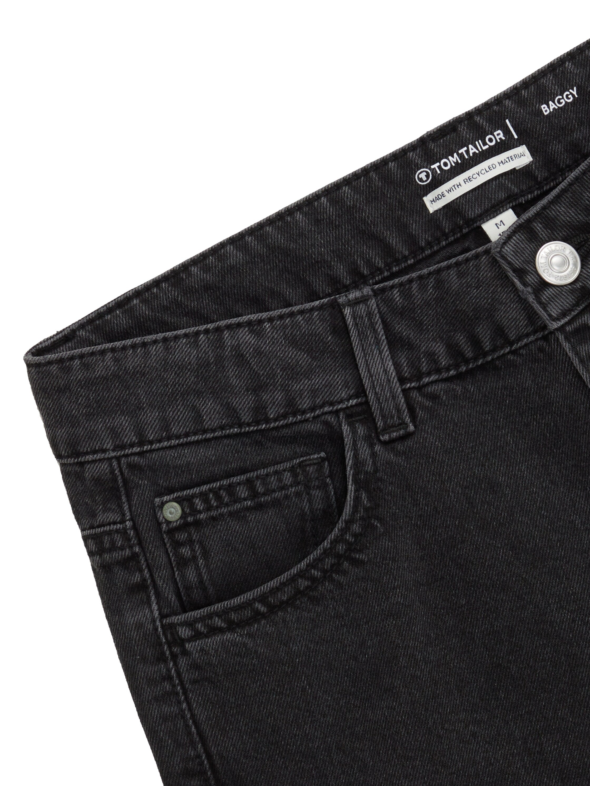 Baggy Jeans mit recycelter Baumwolle