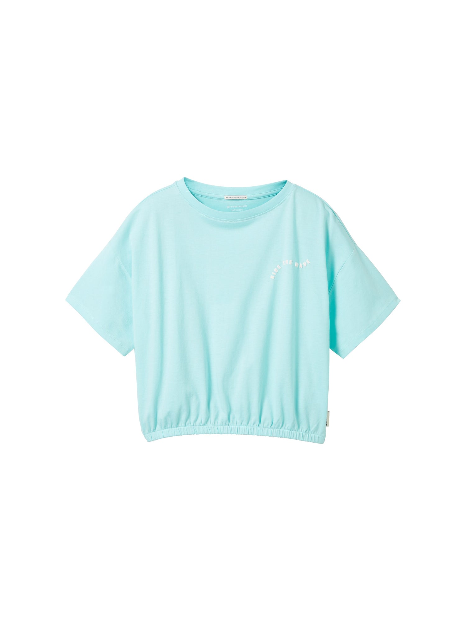 Cropped T-Shirt mit Bio-Baumwolle