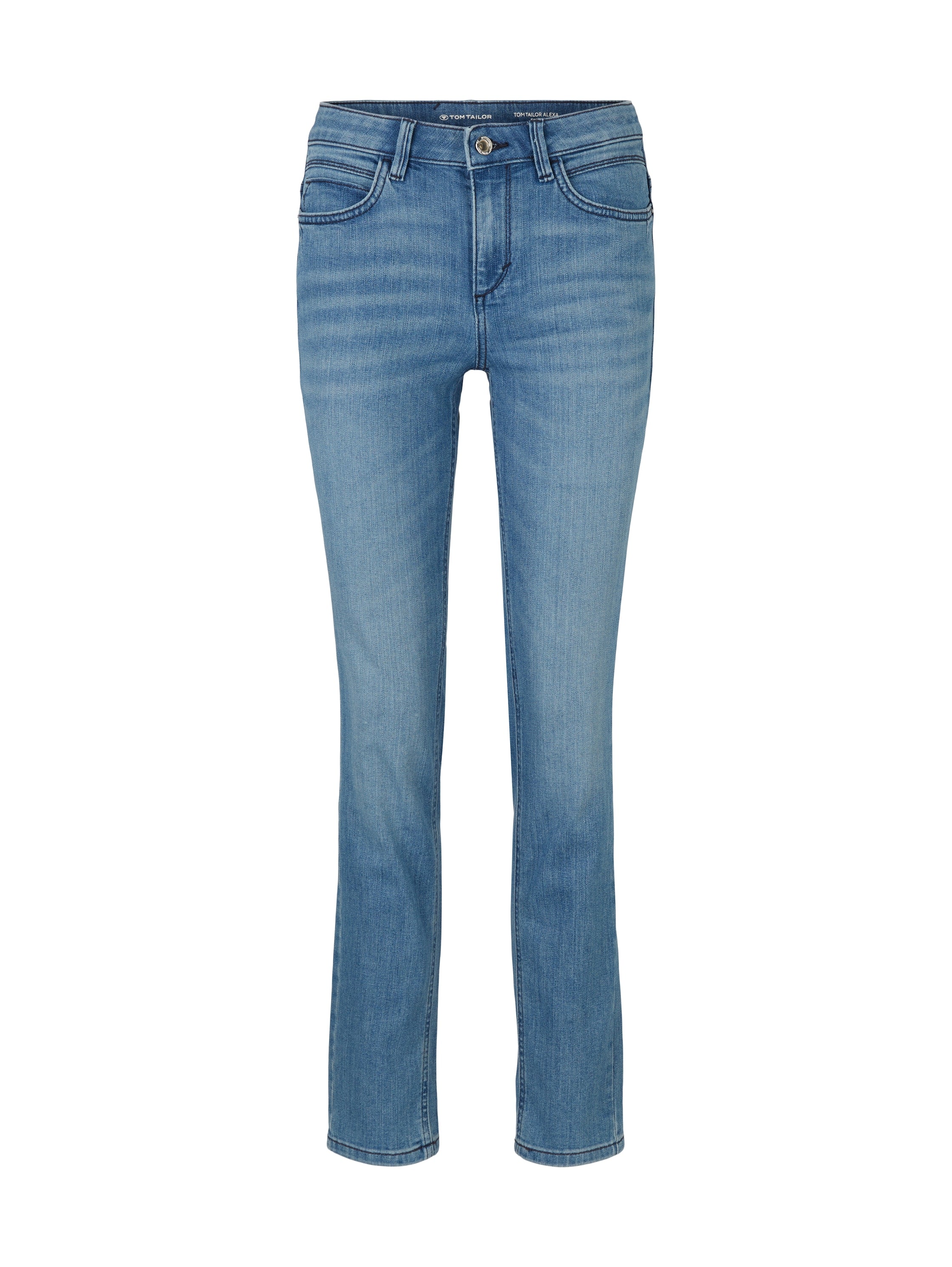 Alexa Slim Jeans mit starker Waschung