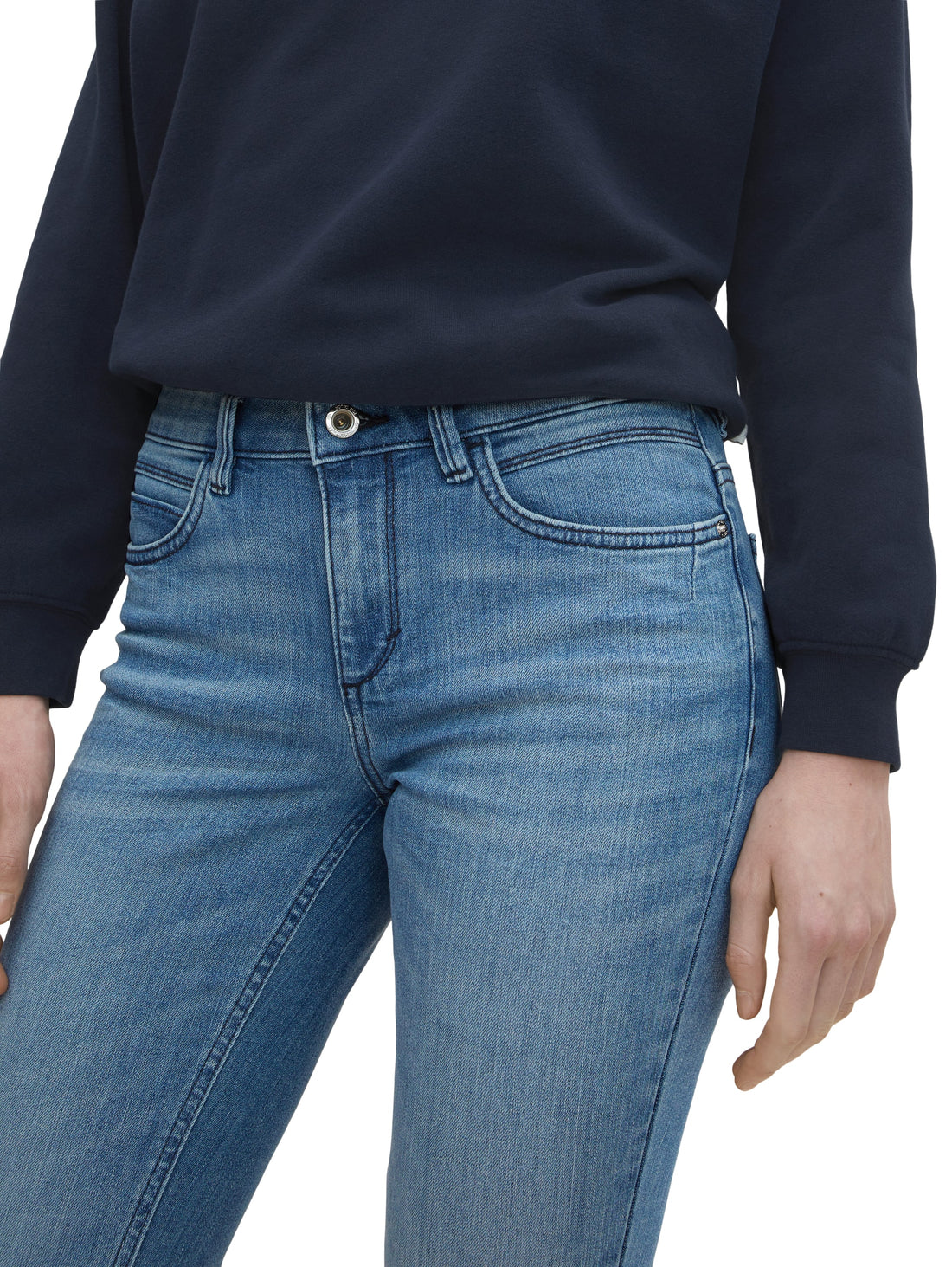 Alexa Slim Jeans mit starker Waschung