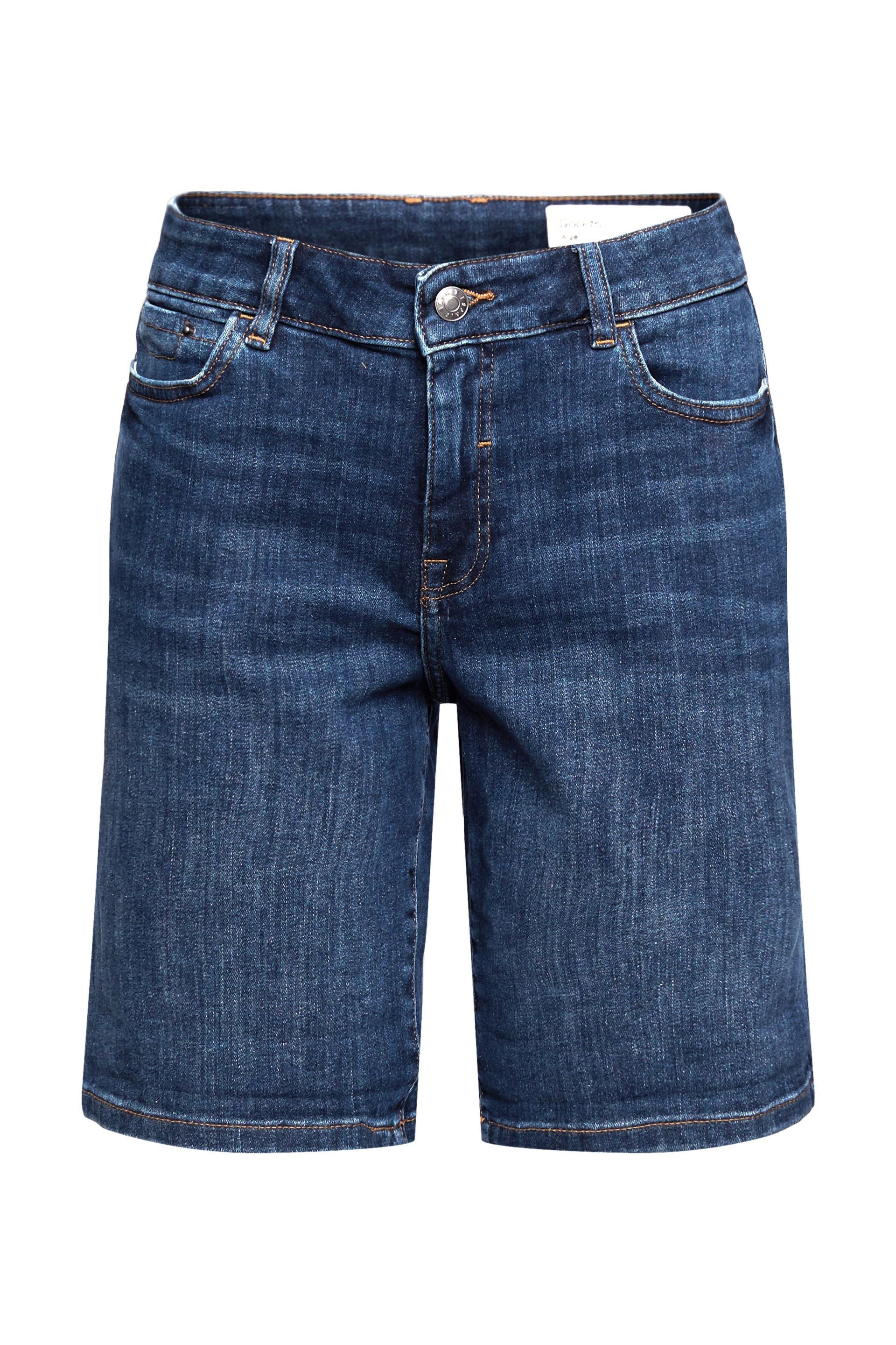 Jeans-Shorts mit Stretch