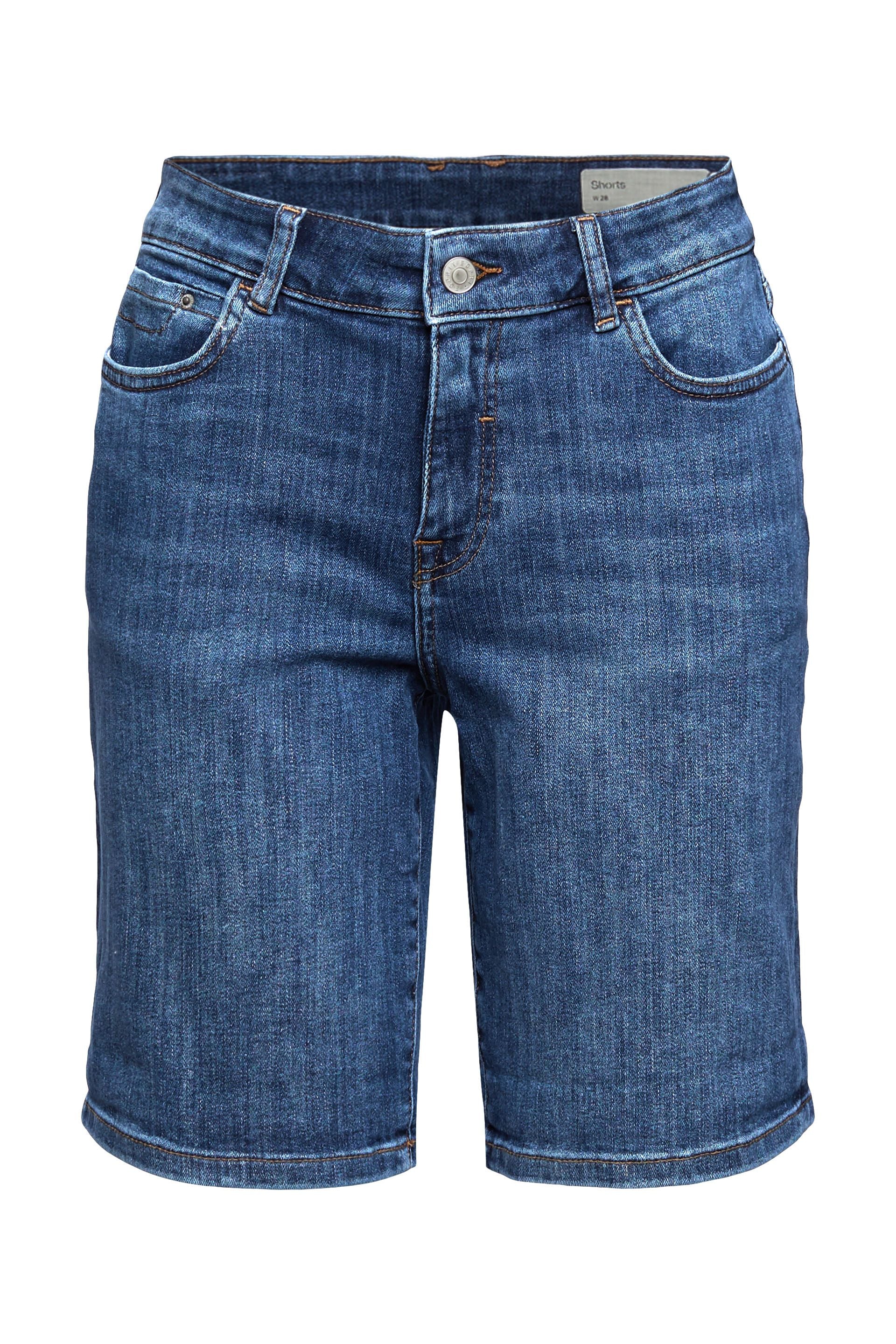 Jeans-Shorts mit Stretch