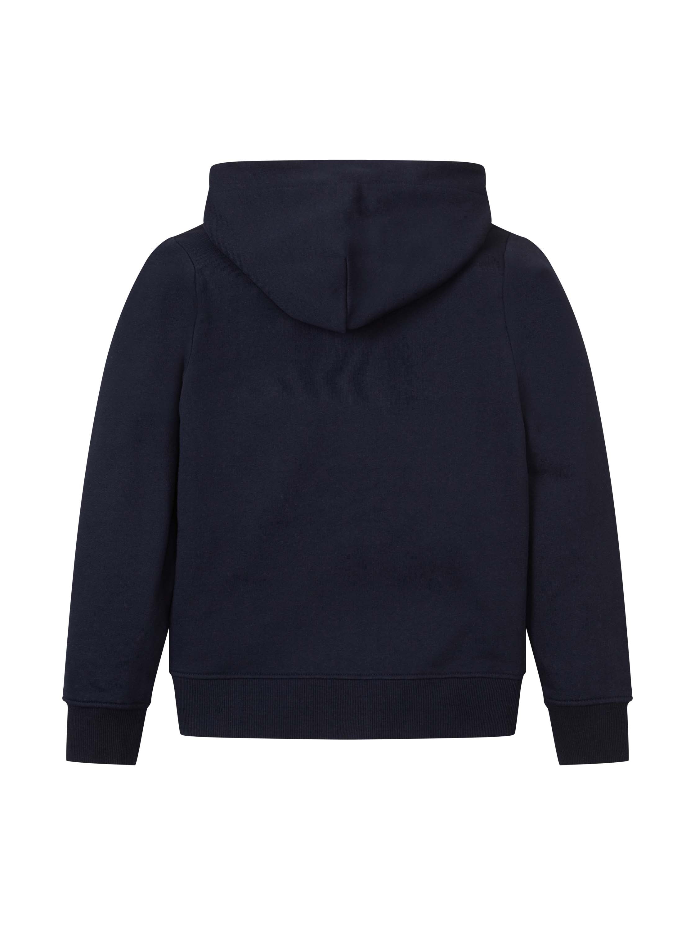 Sweatshirt Jacke in Melange Optik