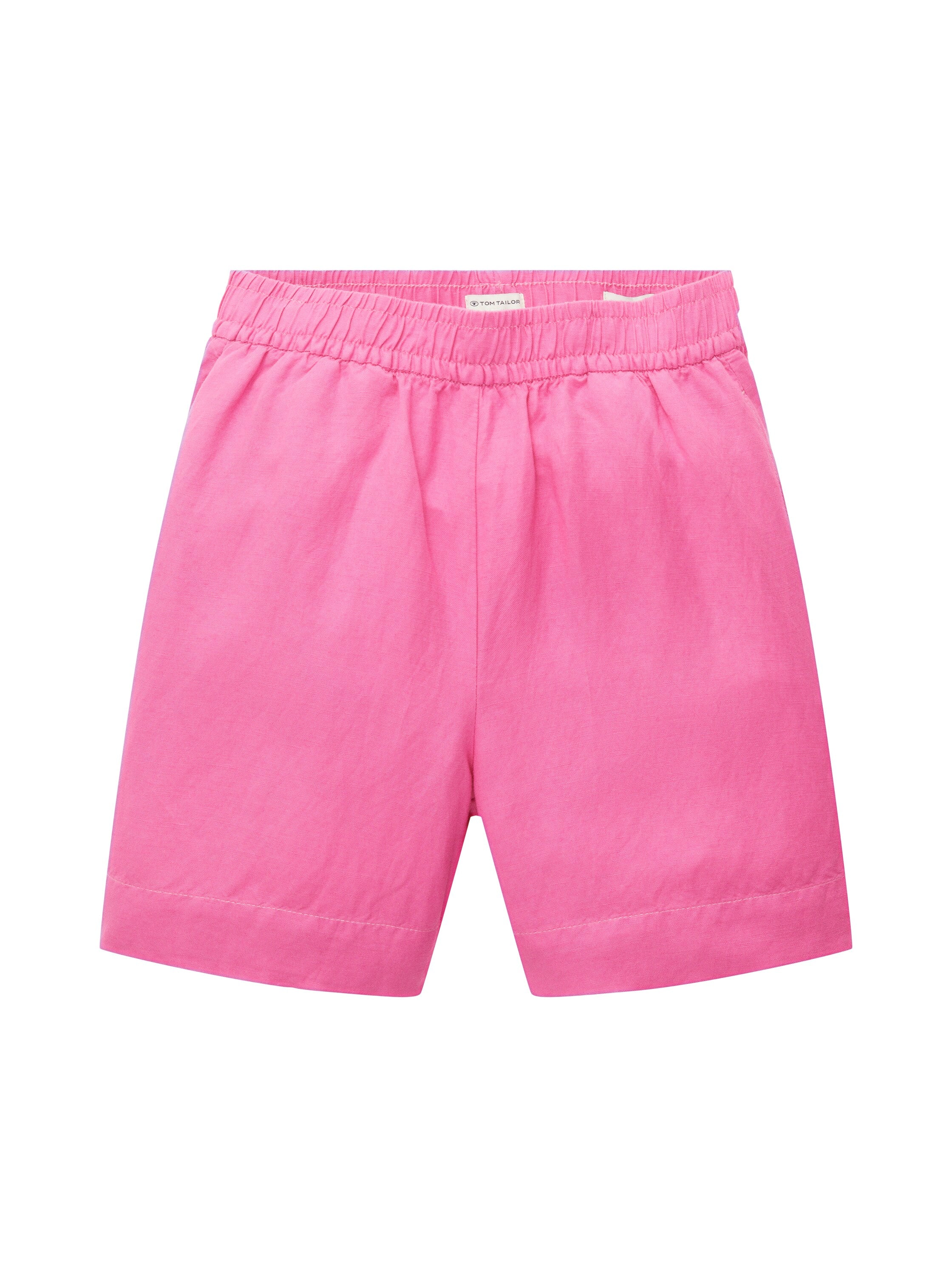 Bermudashorts mit Leinen