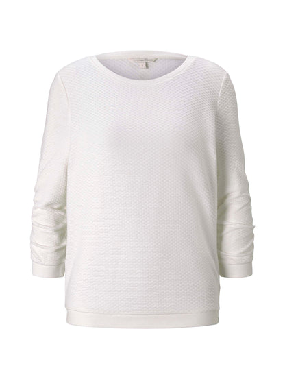 Strukturiertes Sweatshirt