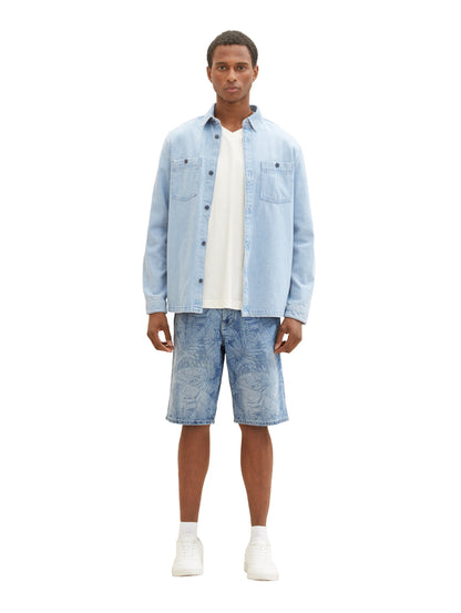 Gemusterte Morris Jeansshorts