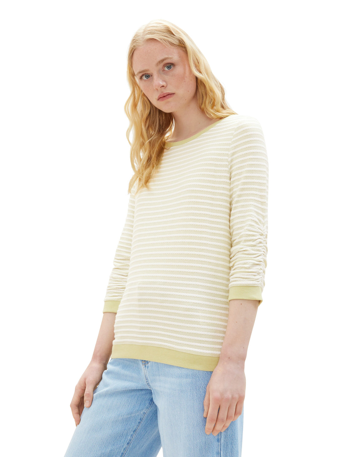 Sweatshirt mit Streifenmuster