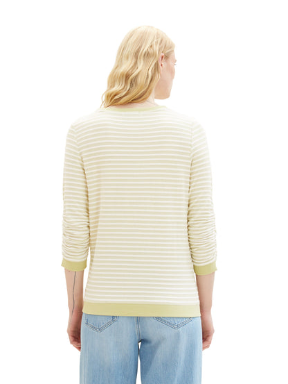 Sweatshirt mit Streifenmuster