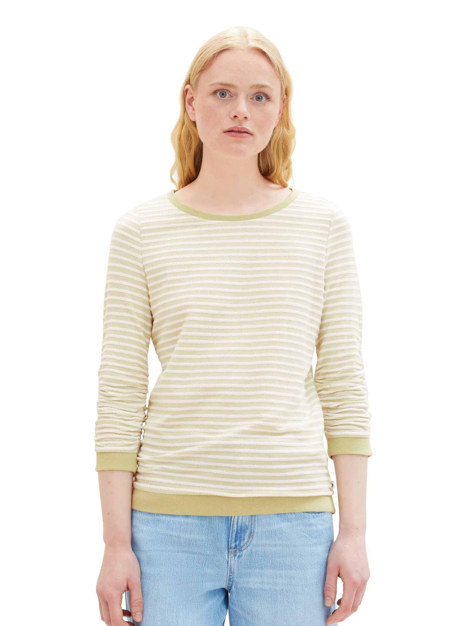 Sweatshirt mit Streifenmuster