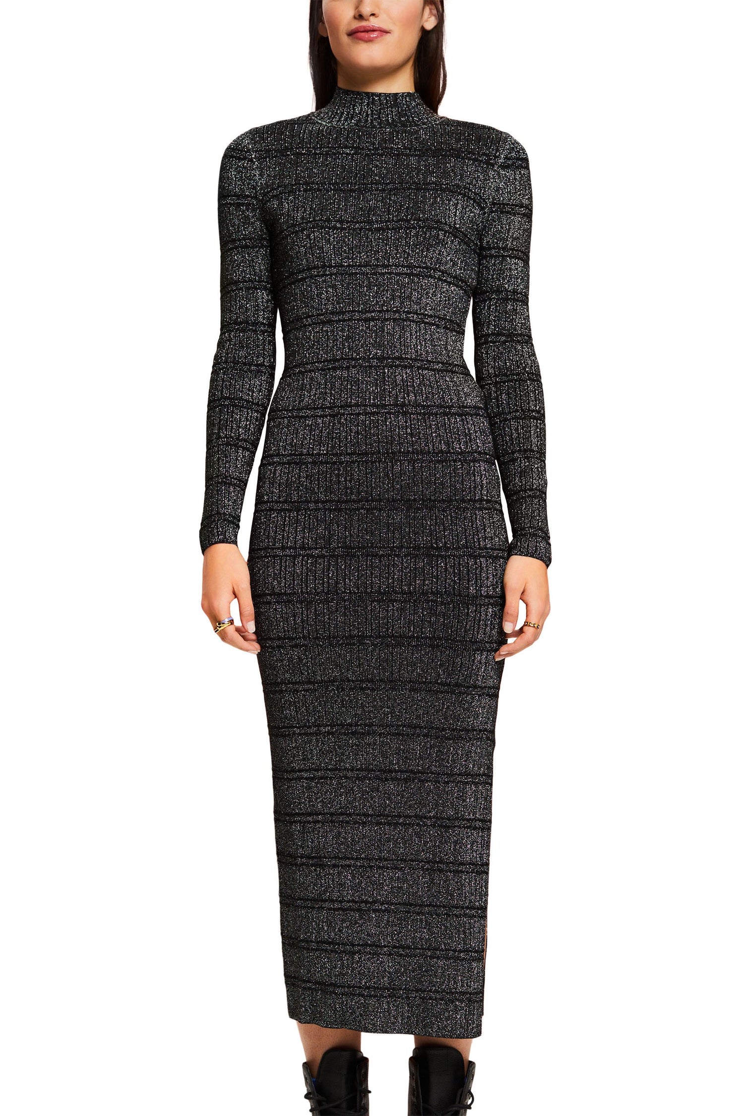 Women Dresses flat knitted midi