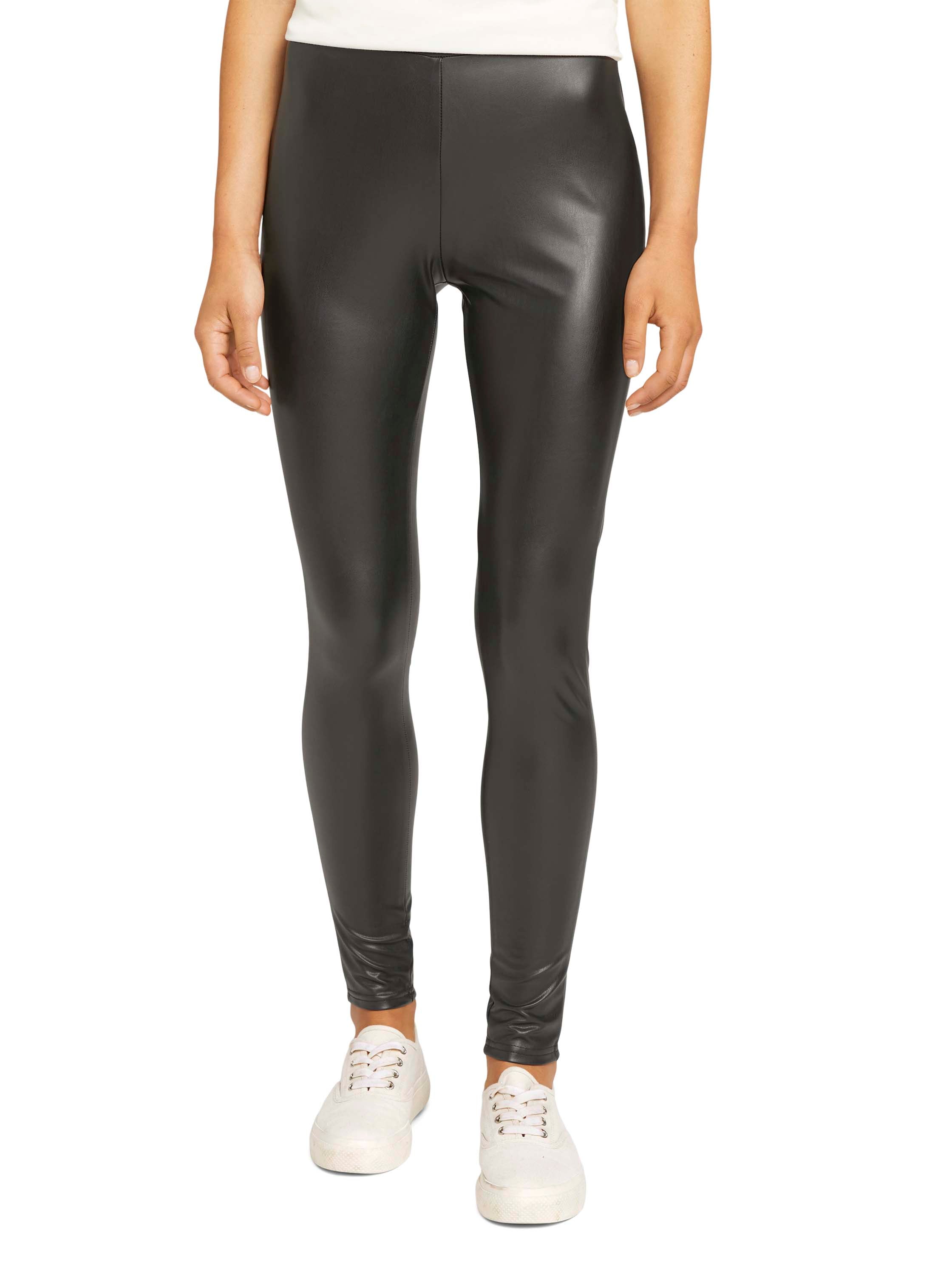 Leggings in Lederoptik