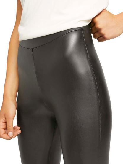 Leggings in Lederoptik