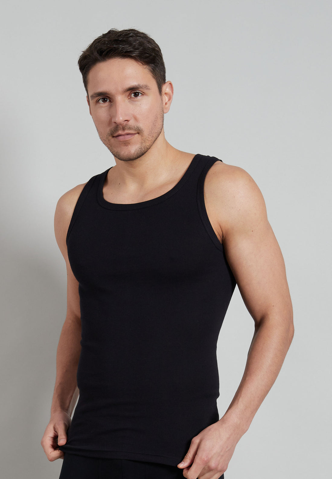 Herren Tank-Top uni 2er Pack