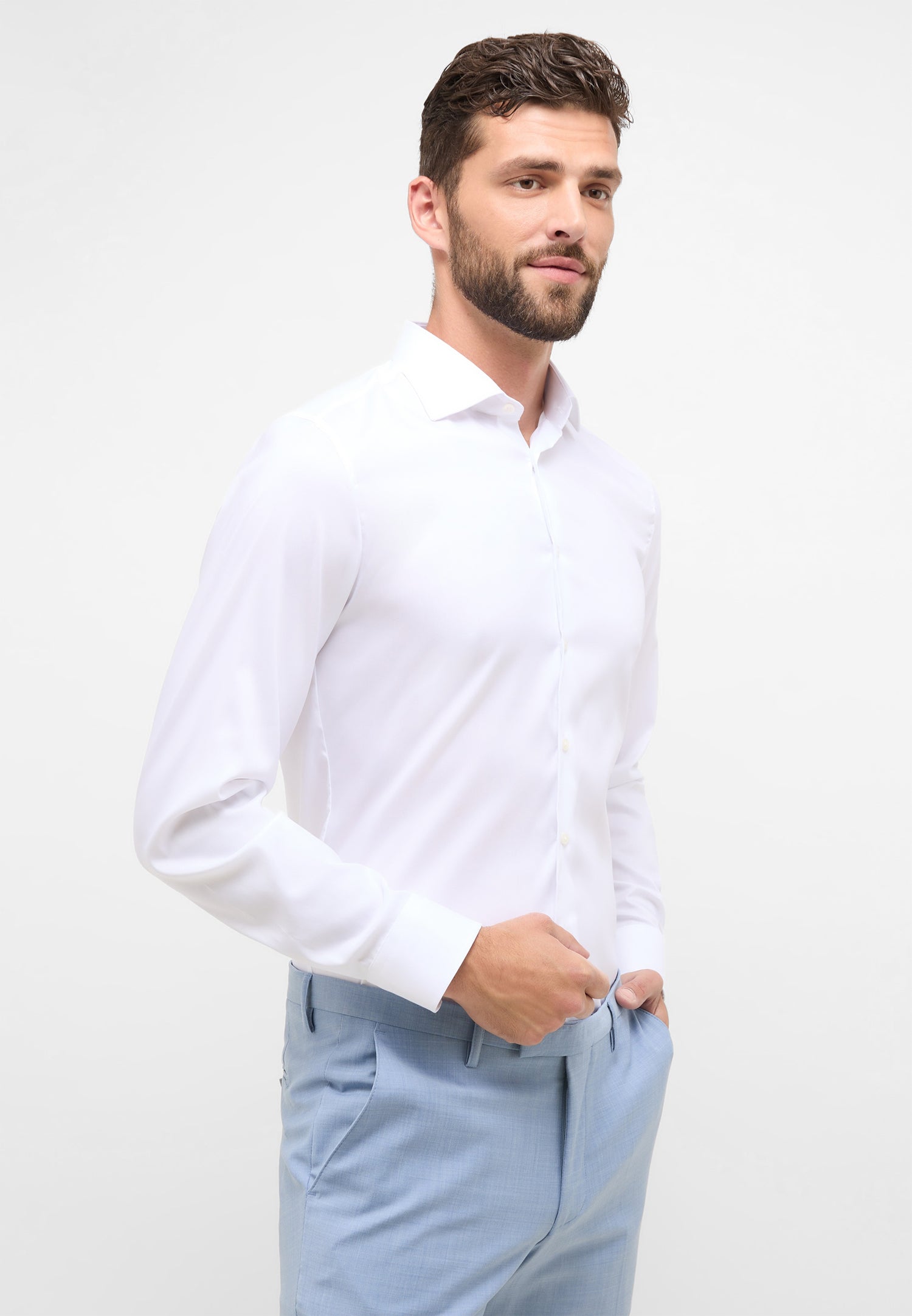 Performance Shirt Twill-Stretch Langarm