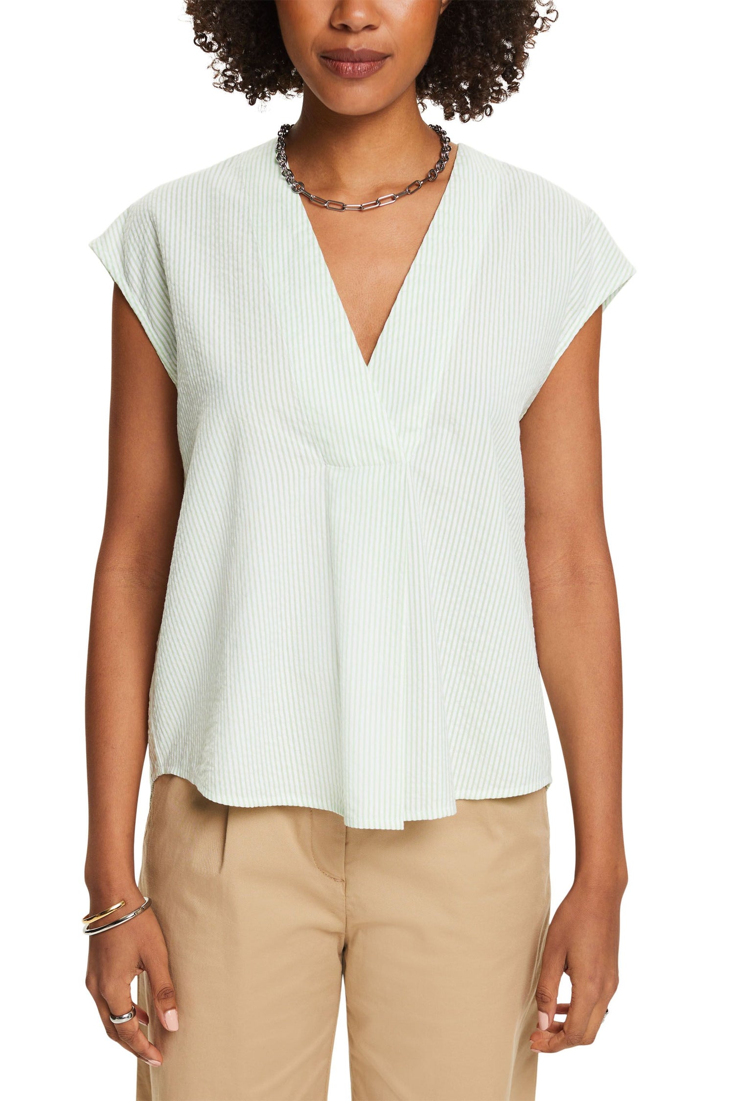 Women Blouses woven sleeveless