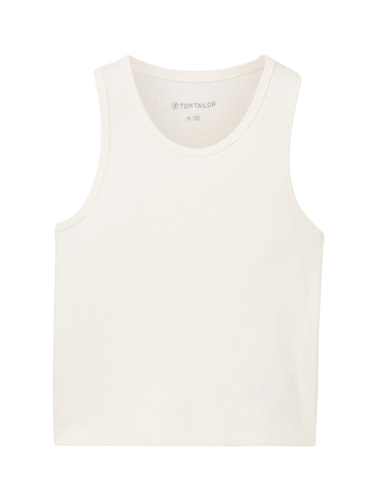 Cropped Tanktop mit Bio-Baumwolle