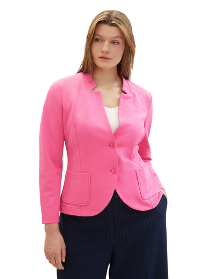 Plus Size - Blazer mit Ottoman Struktur