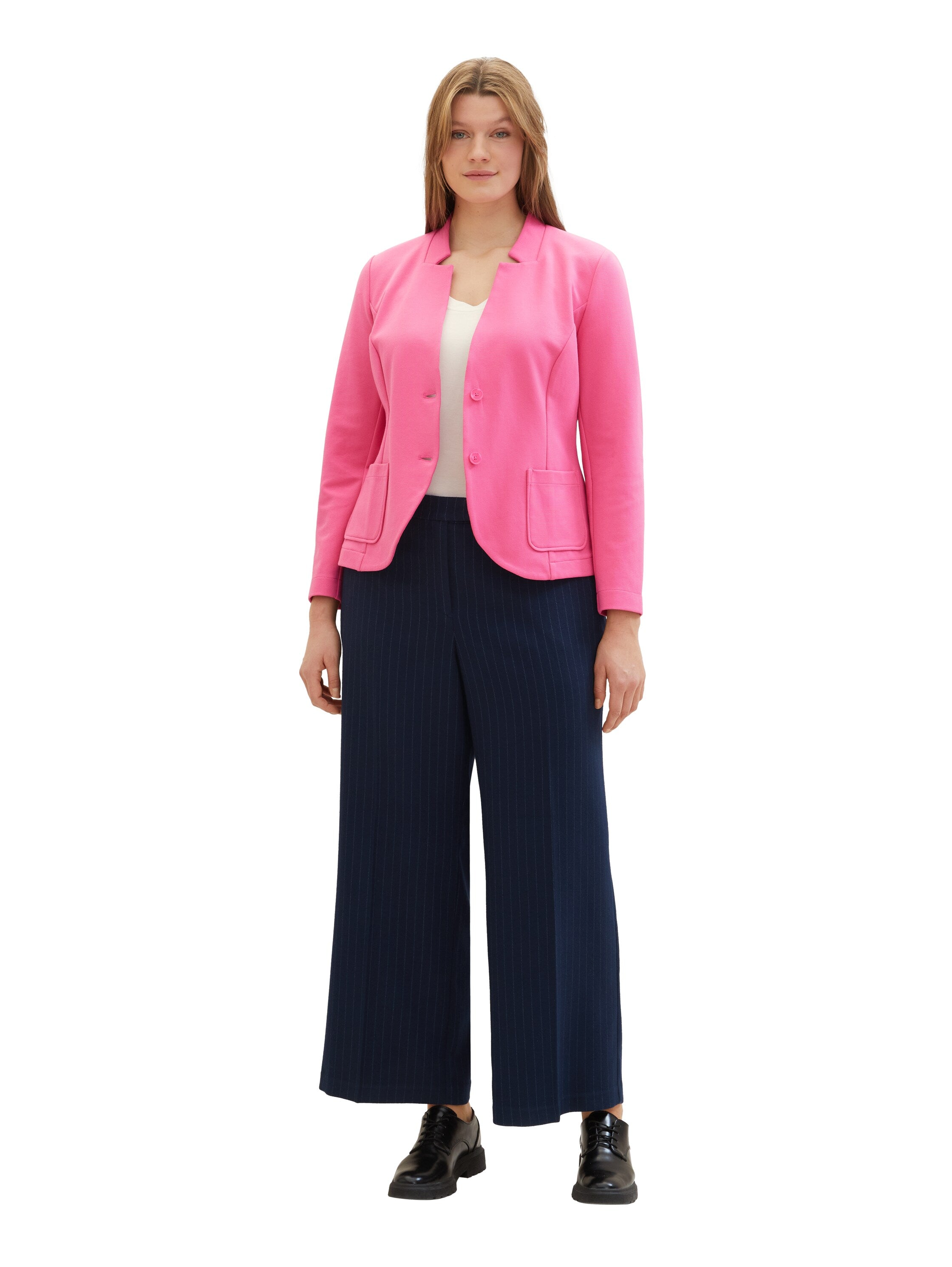 Plus Size - Blazer mit Ottoman Struktur