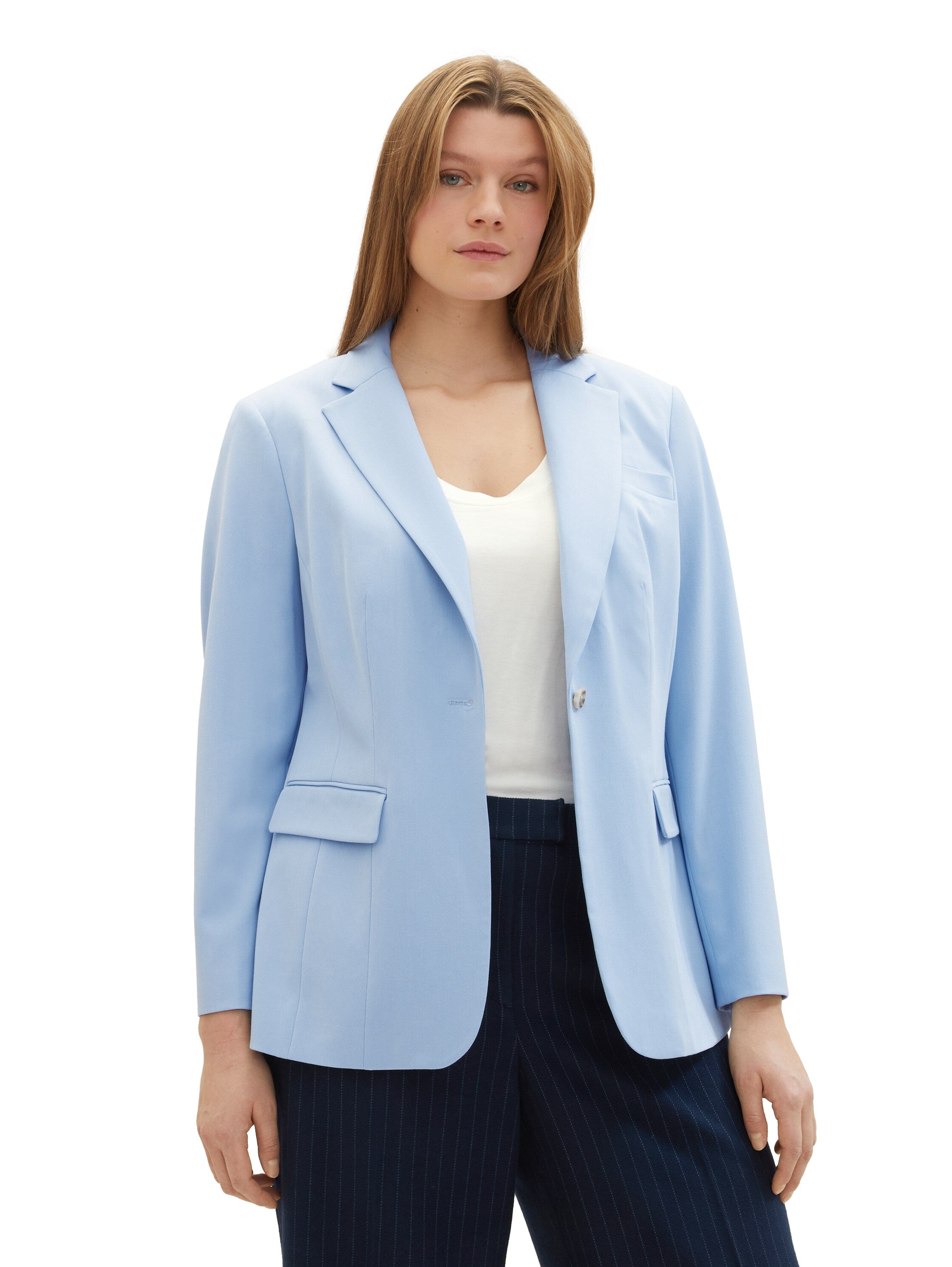 Plus Size - Blazer mit recyceltem Polyester