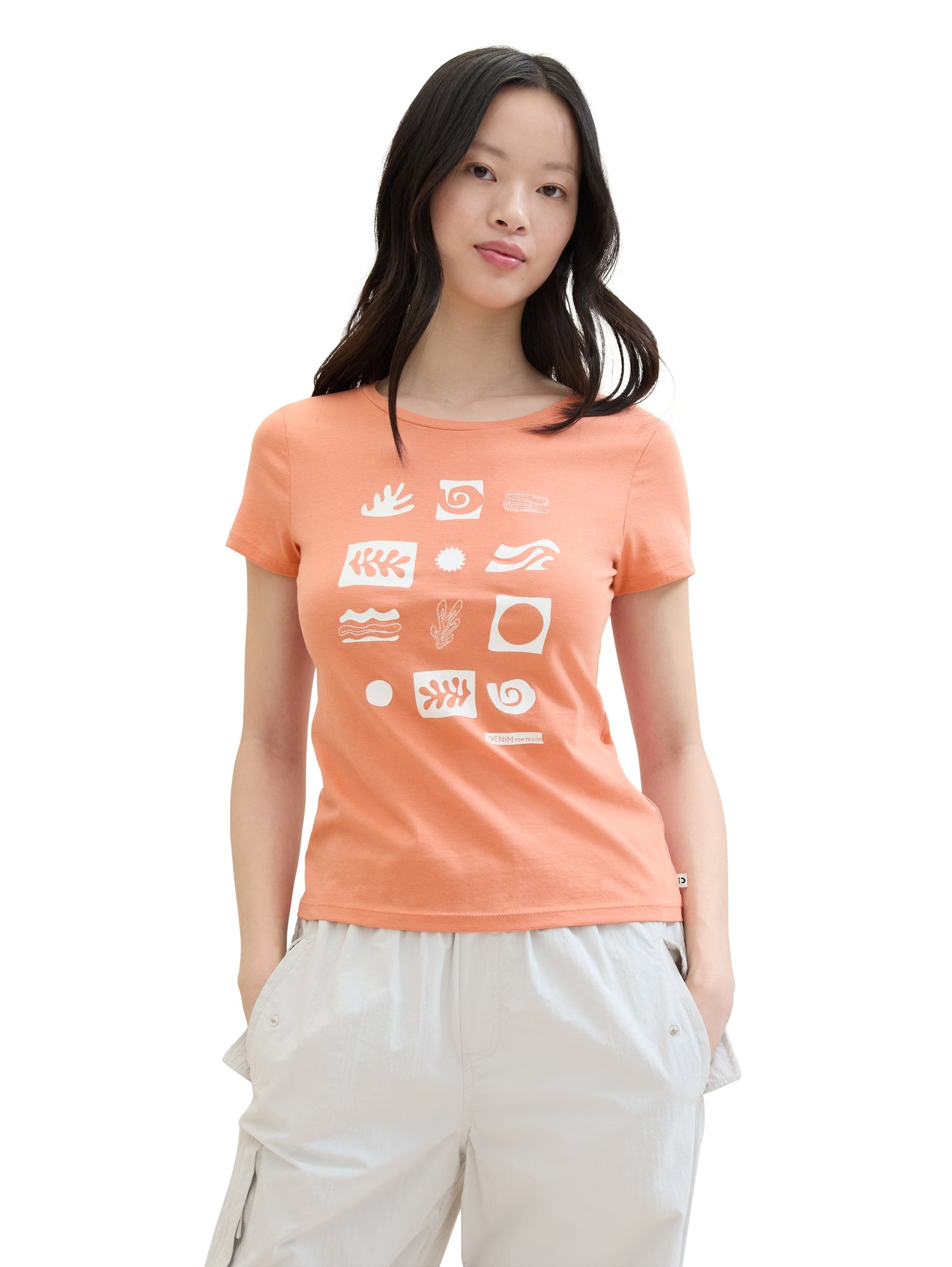 Print T-Shirt mit Bio-Baumwolle