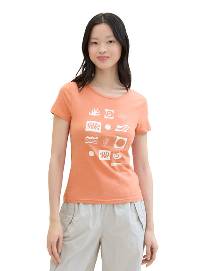 Print T-Shirt mit Bio-Baumwolle