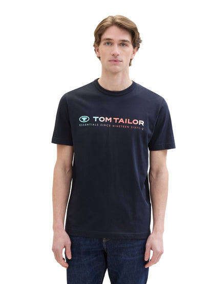 T-Shirt mit Logo Print