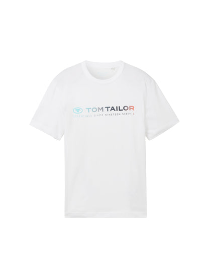 T-Shirt mit Logo Print