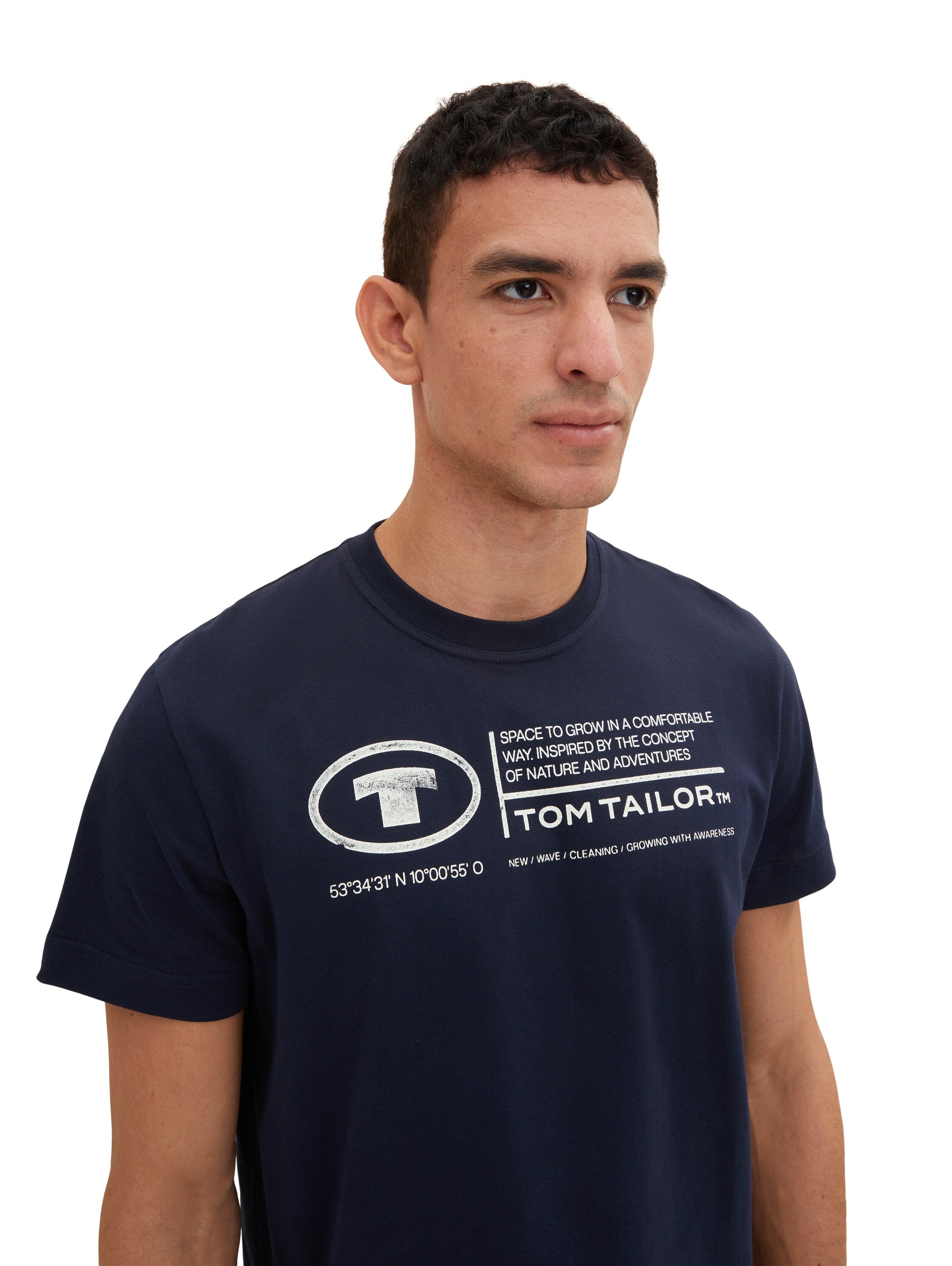 T-Shirt mit Logo Print