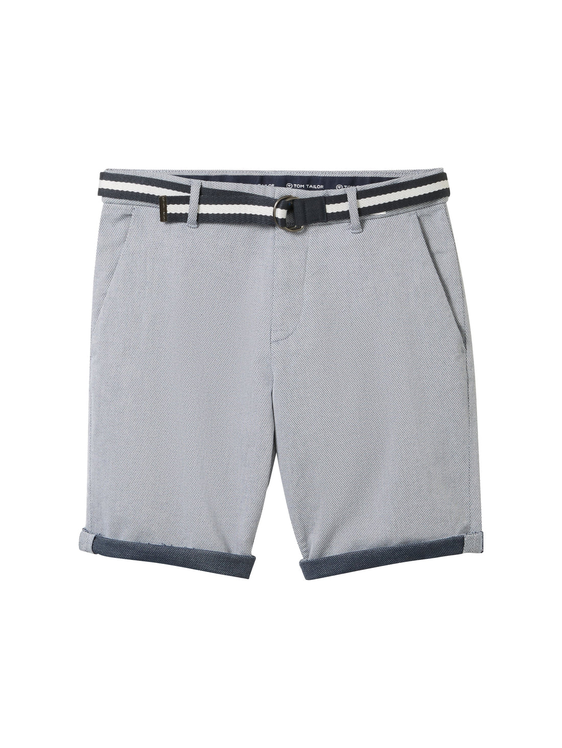 Slim Chino Shorts mit Gürtel