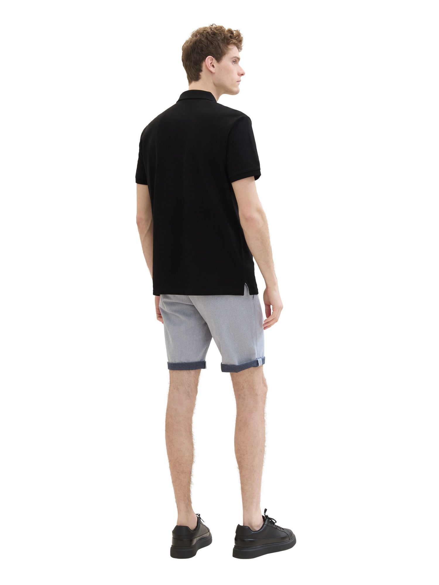 Slim Chino Shorts mit Gürtel