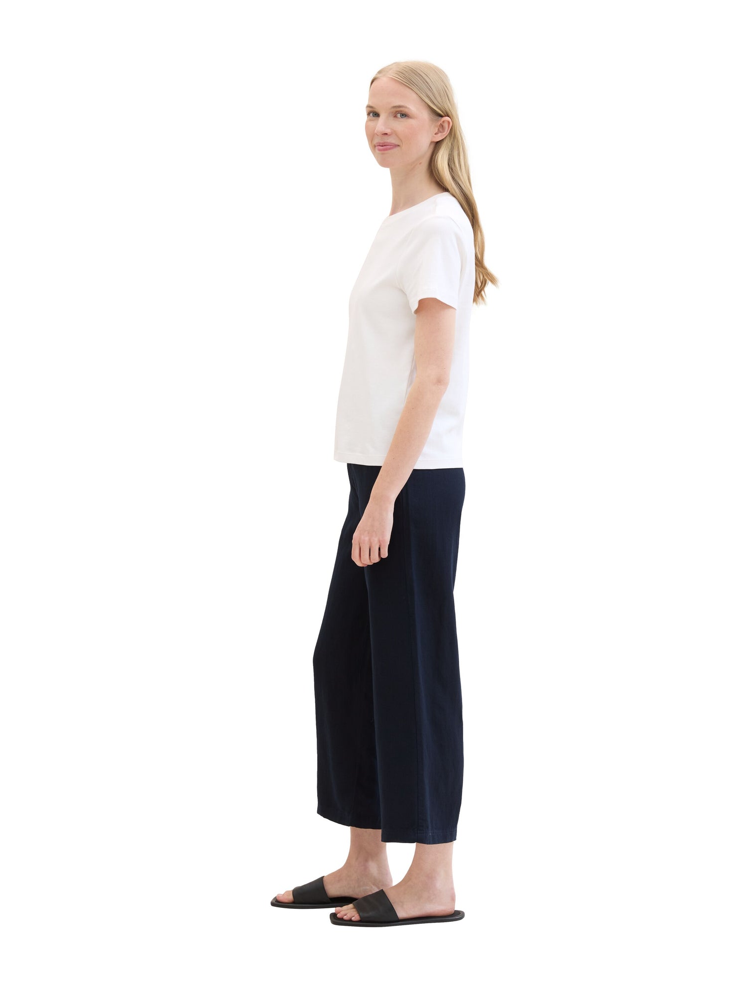 Culotte Hose mit Leinen