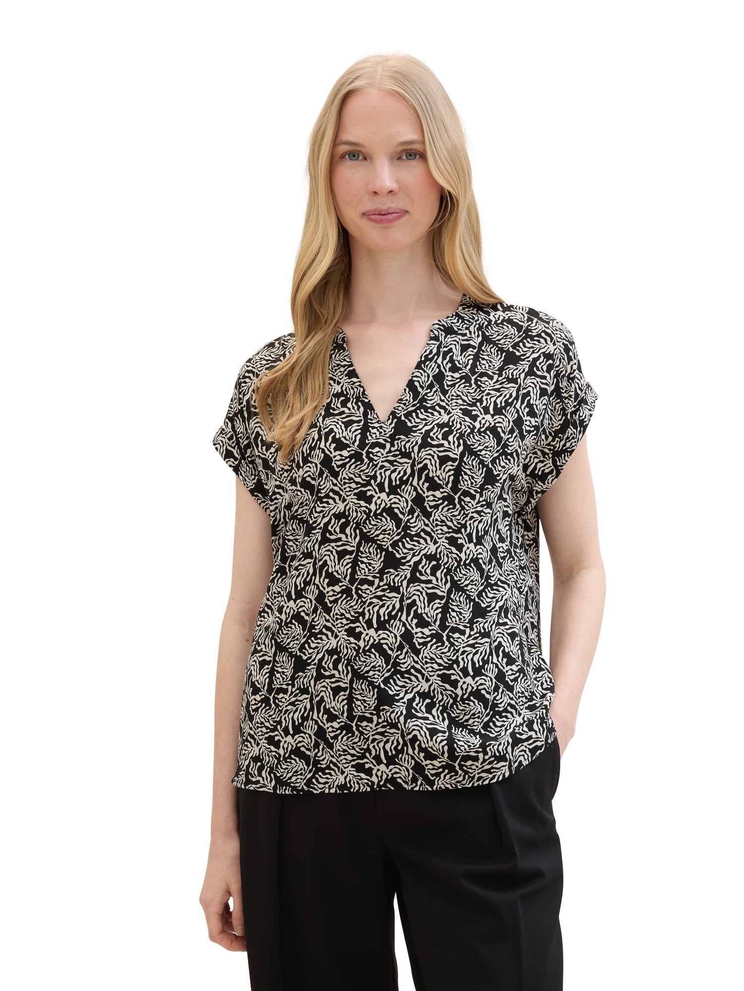 Loose Fit Bluse aus Viskose