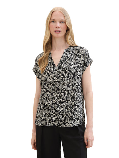 Loose Fit Bluse aus Viskose