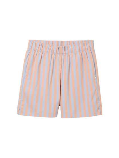 Gestreifte Relaxed Shorts