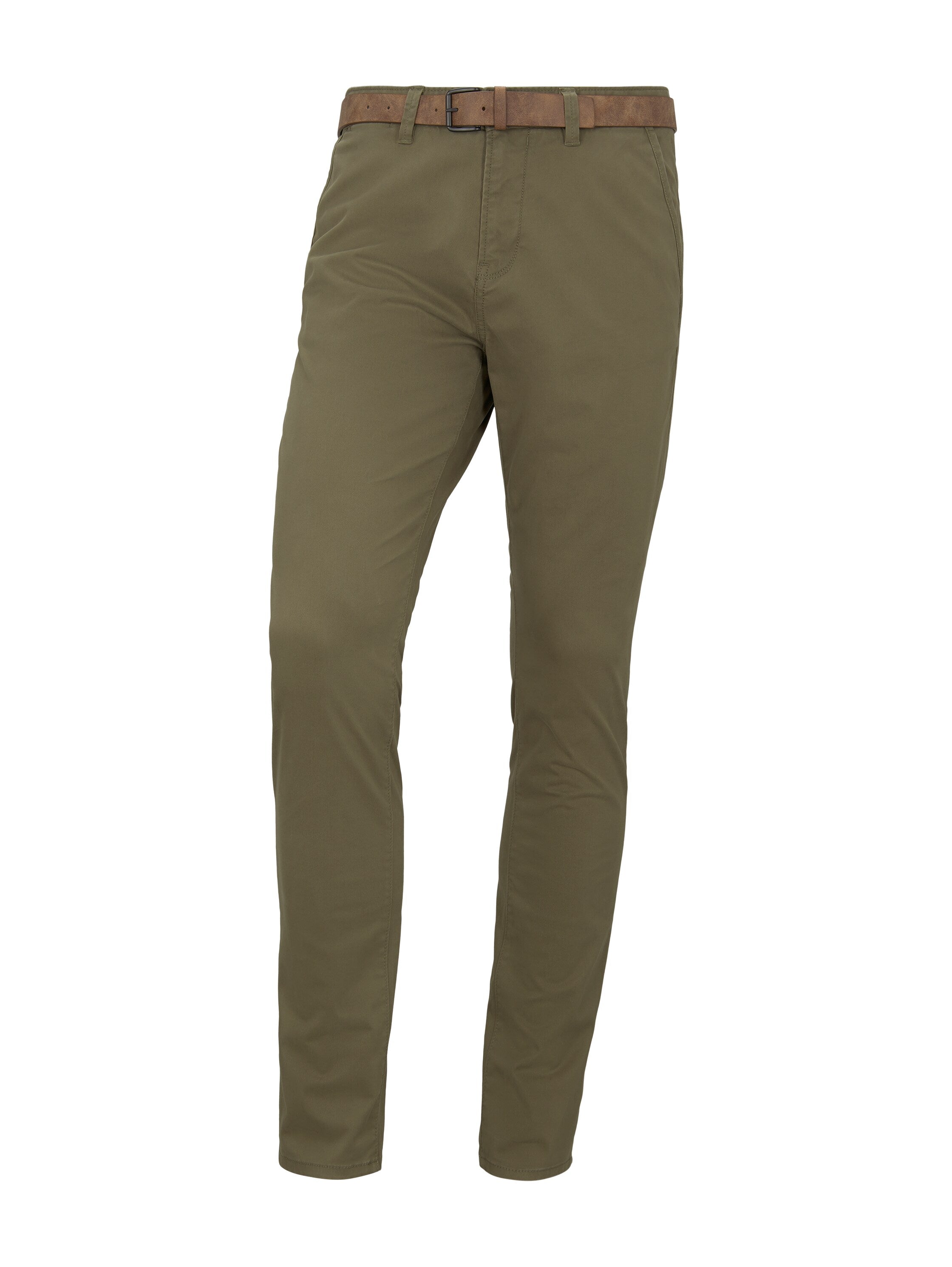 Chino Hose mit Gürtel