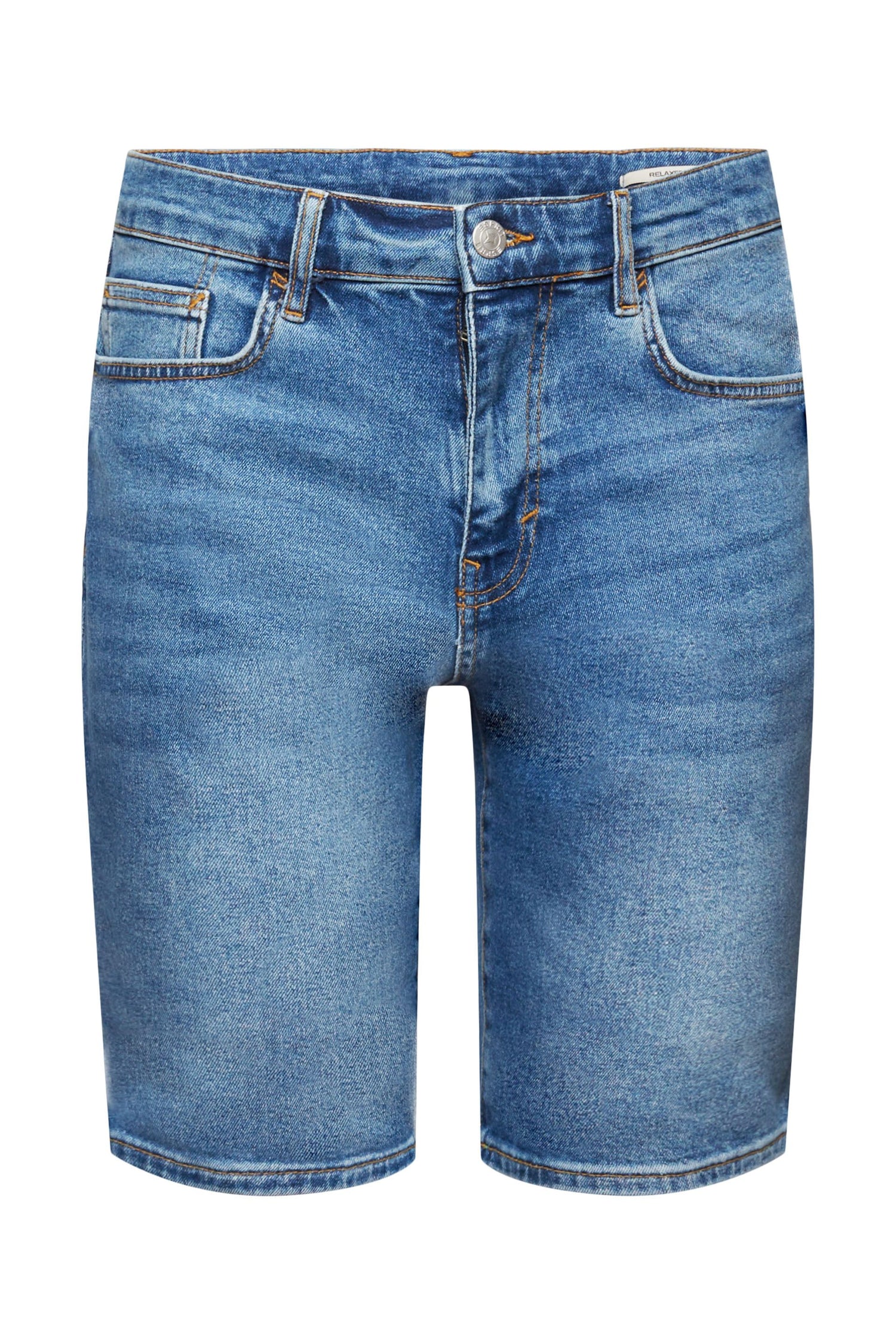 Lockere Jeansshorts in schmaler Passform