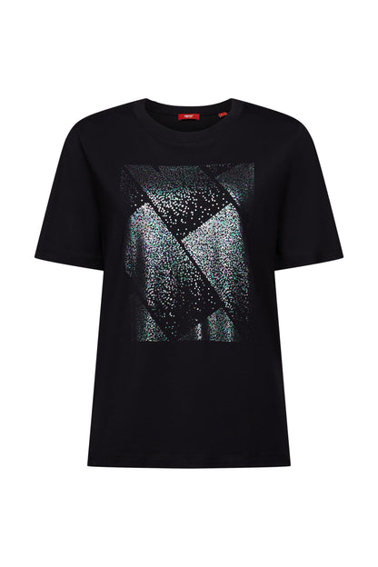 T-Shirt mit holografischem Print