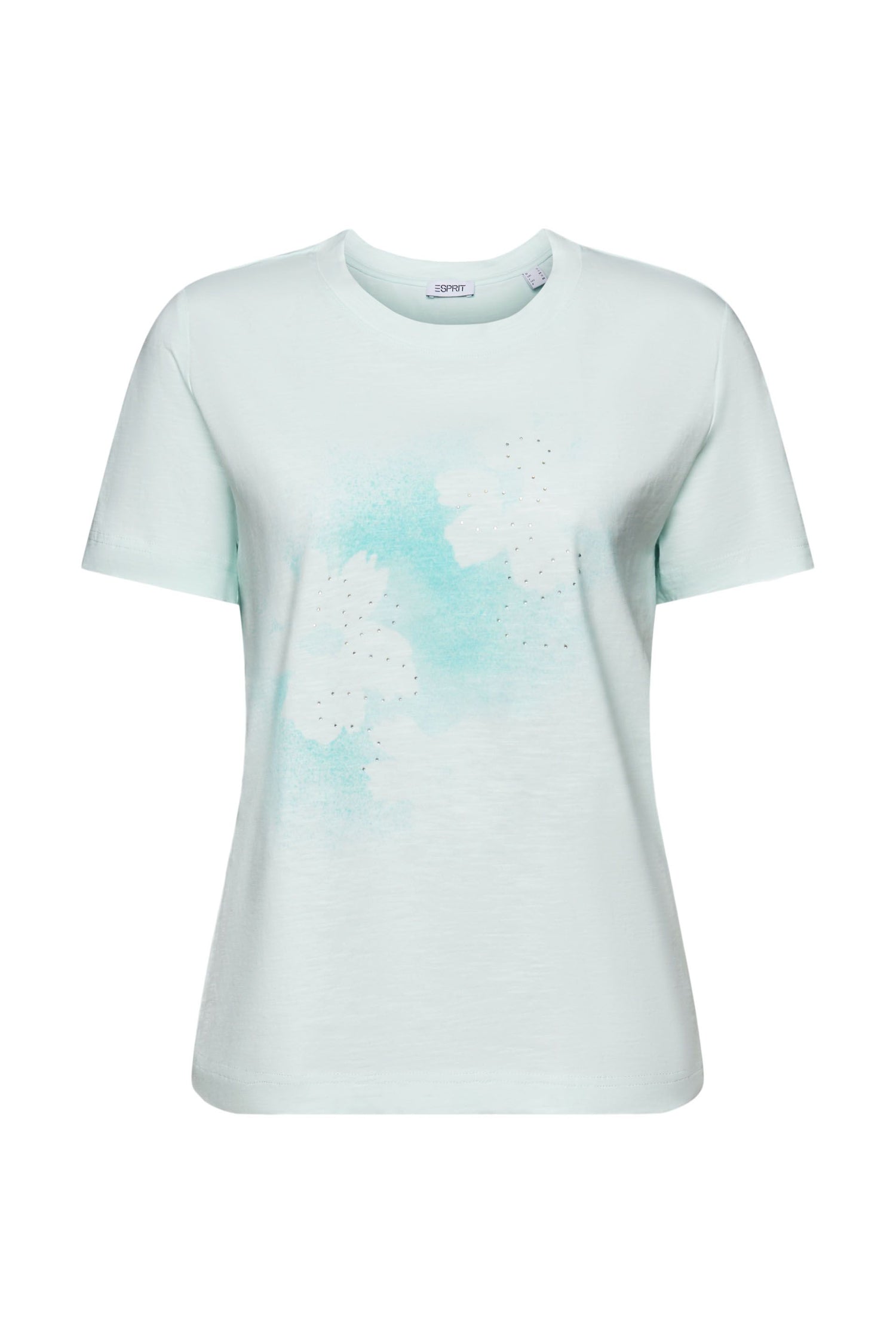 Slub-T-Shirt mit Print