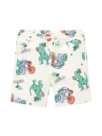 Sweatshorts mit Allover-Print