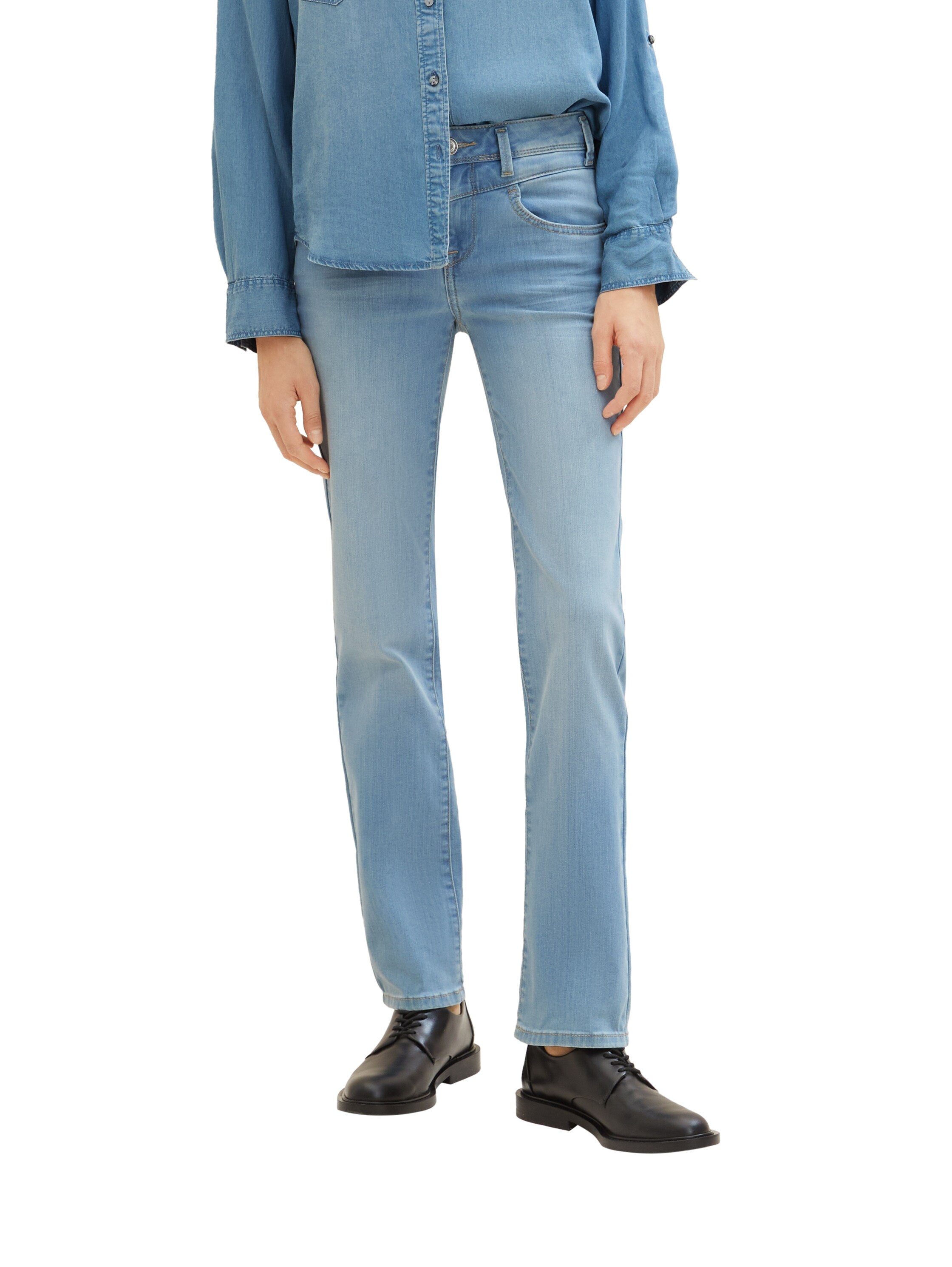 Alexa Straight Jeans mit recyceltem Polyester