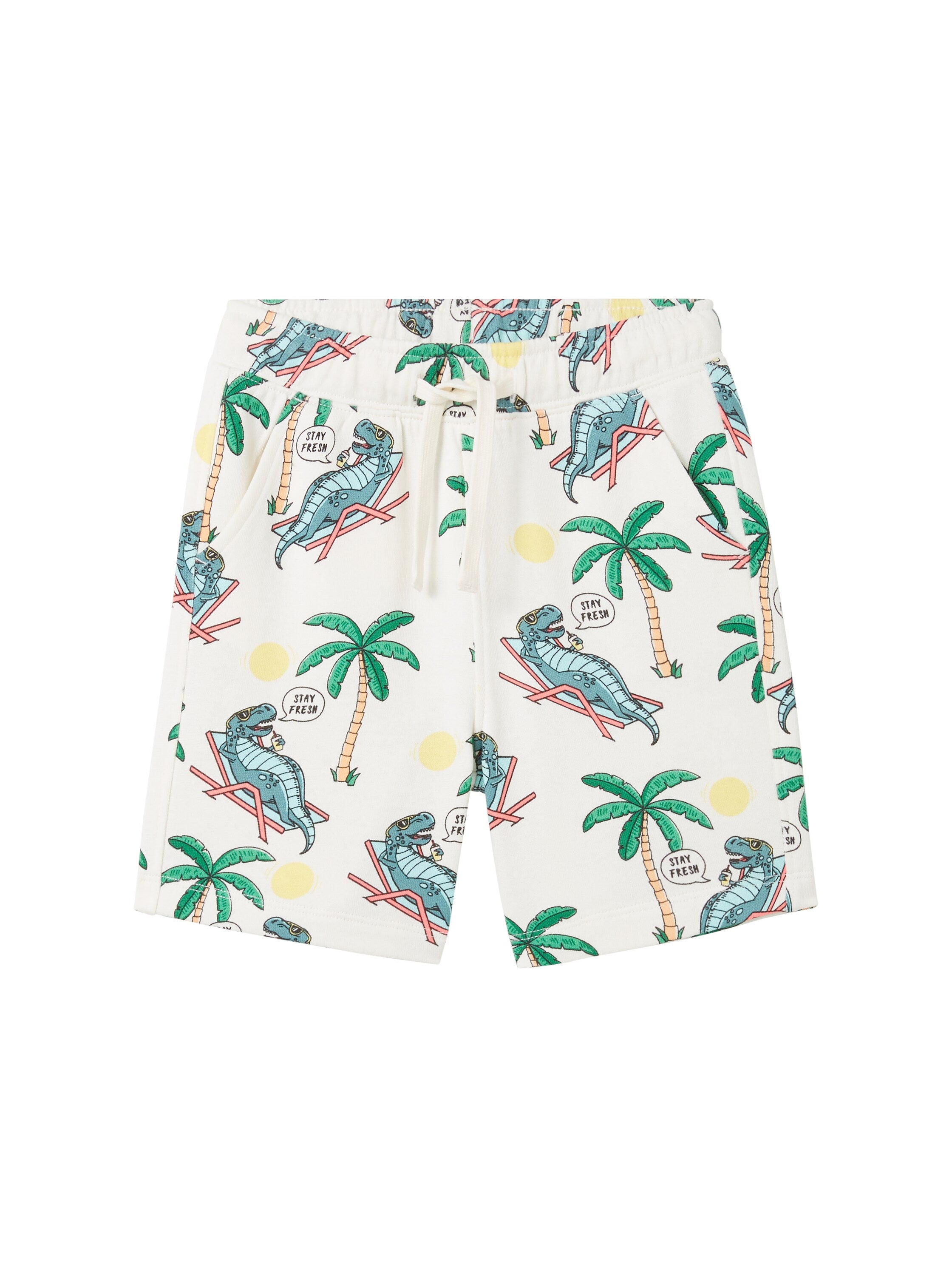 Sweatshorts mit Allover-Print