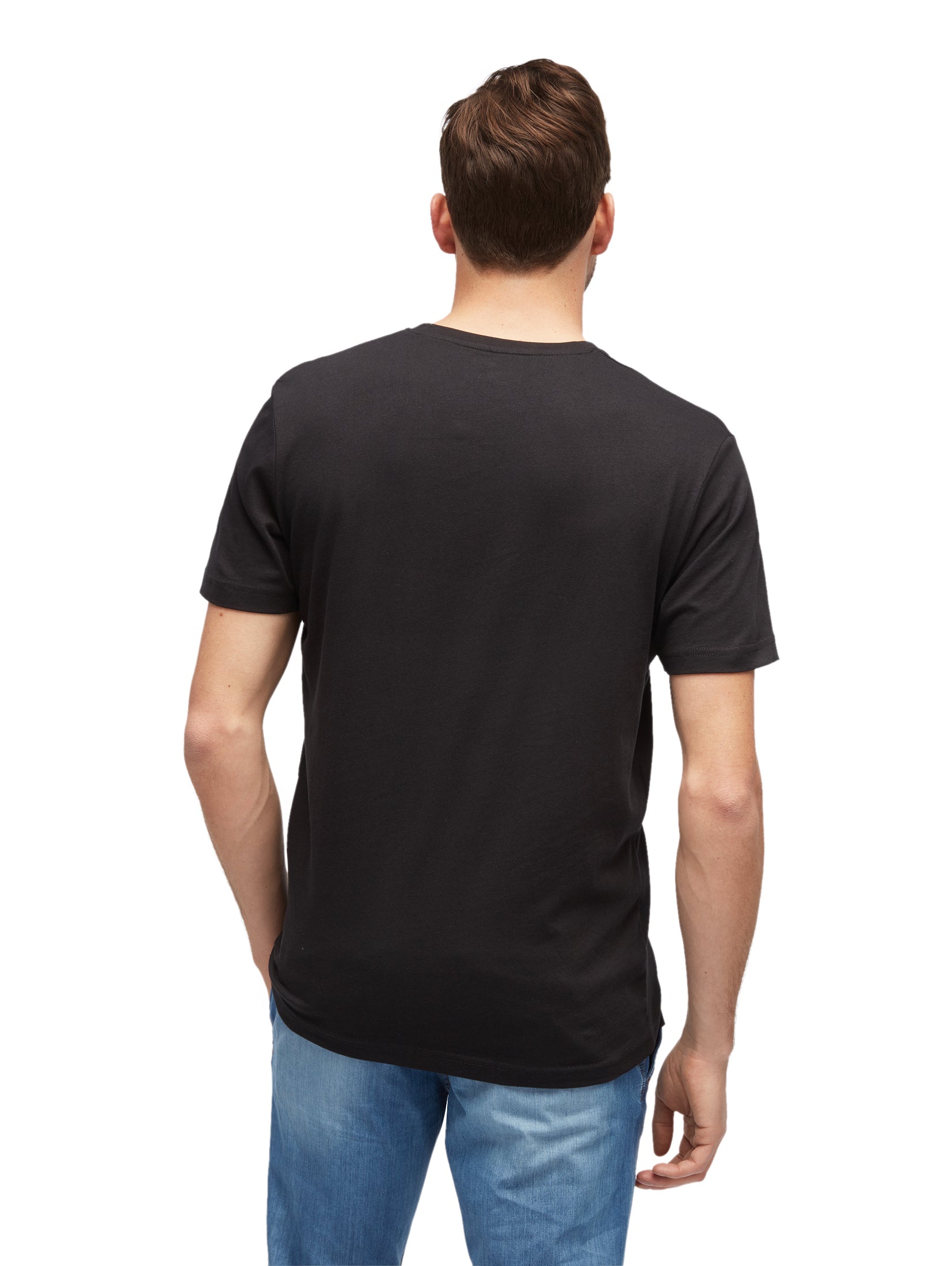 V-Neck Herren-T-Shirt im Doppelpack