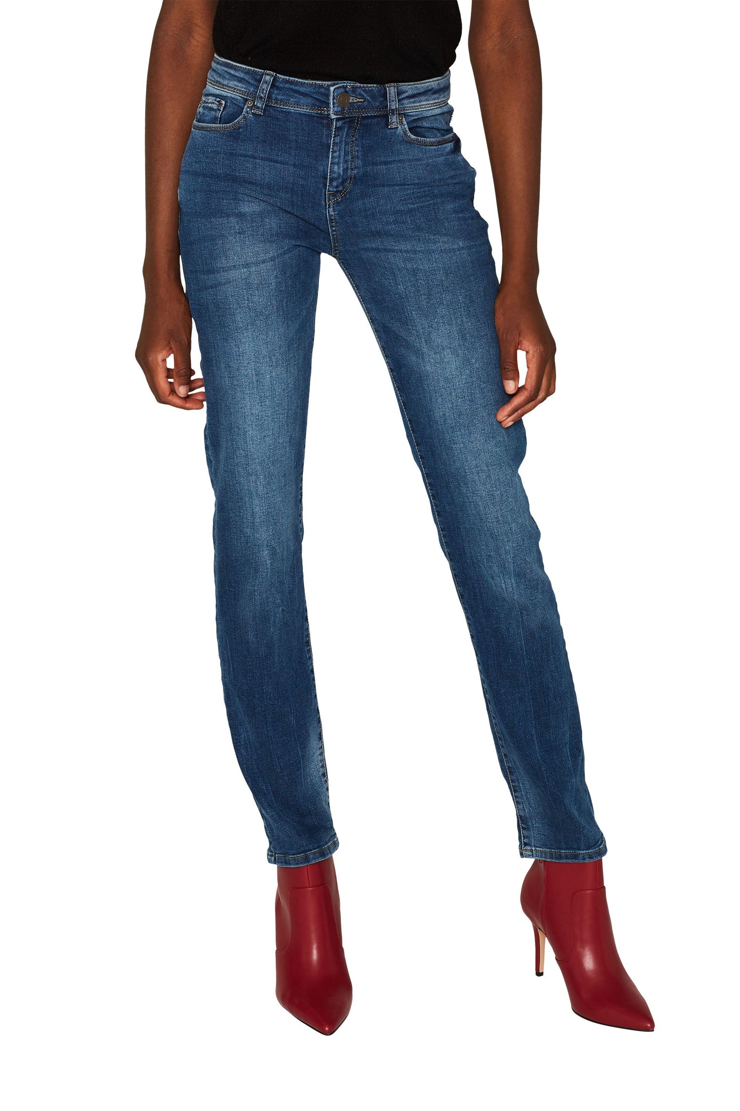 Stretch-Denim mit Organic Cotton