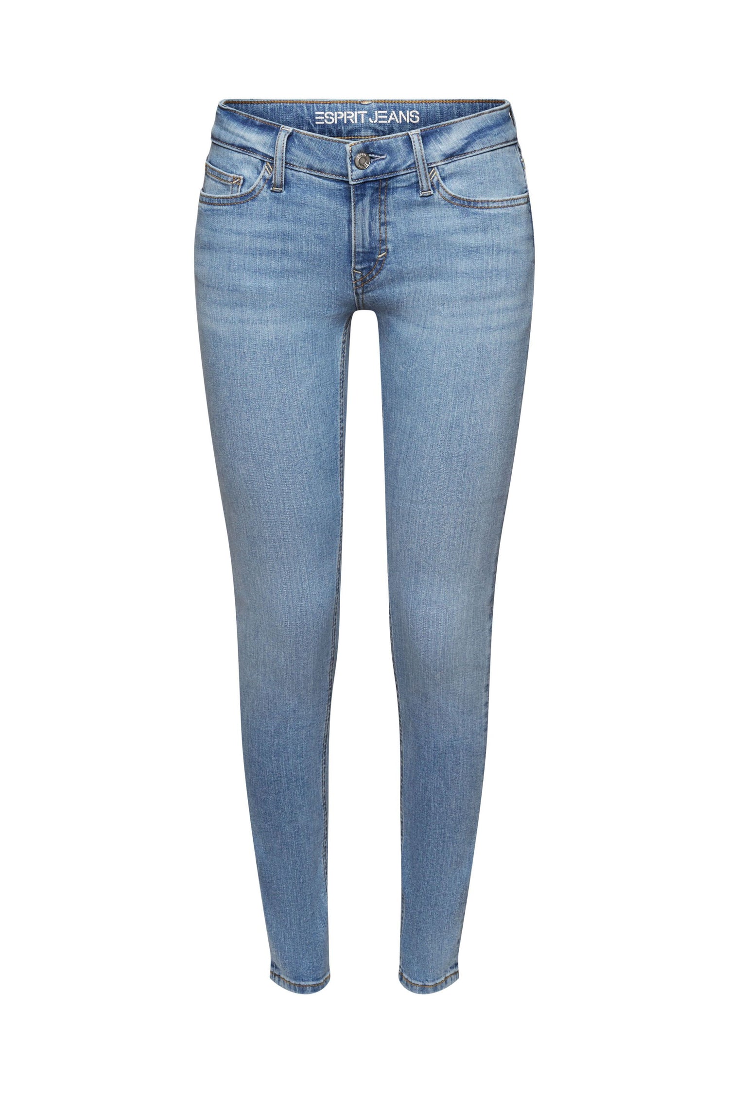 Skinny Jeans mit niedrigem Bund