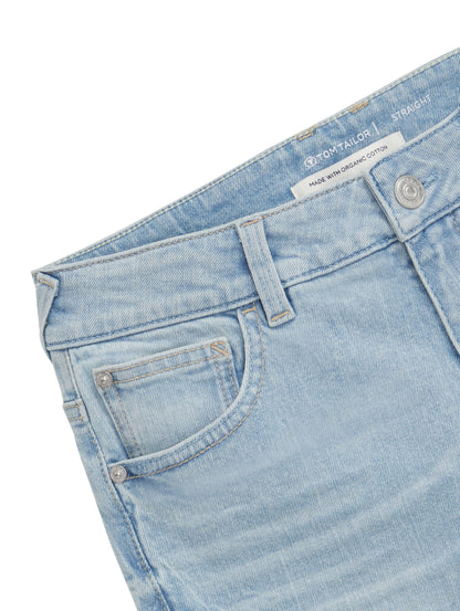 Straight Jeans mit Bio-Baumwolle