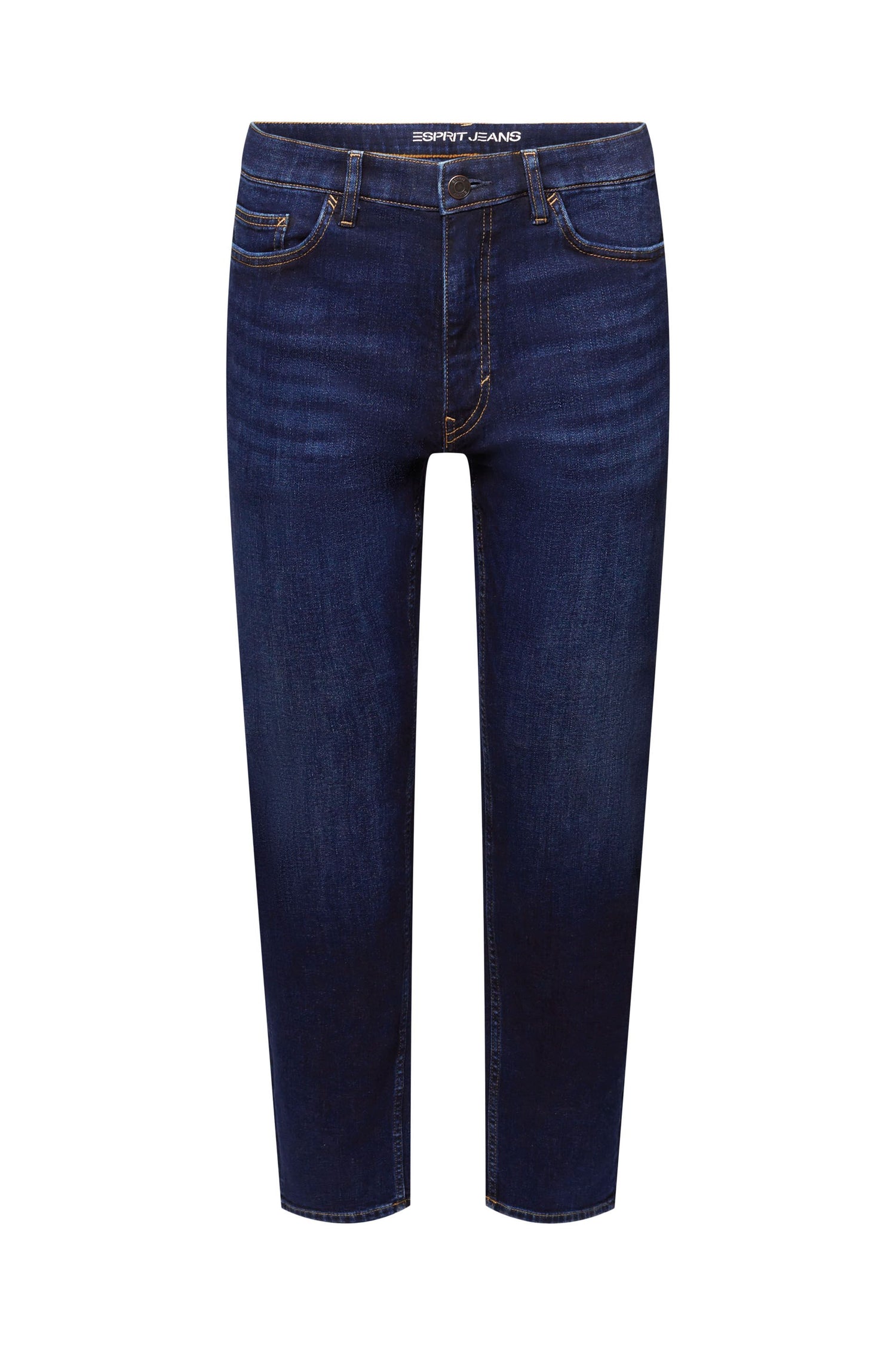 Jeans mit geradem Bein, Baumwollstretch