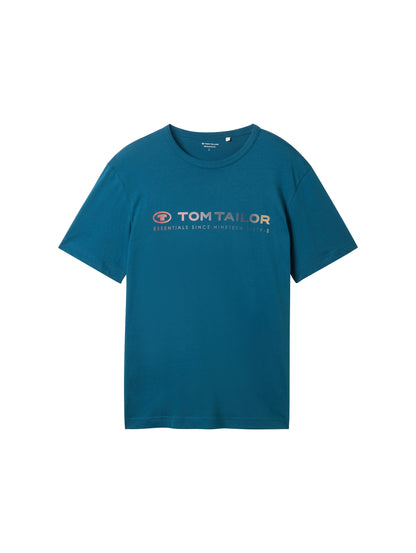 T-Shirt mit Logo Print